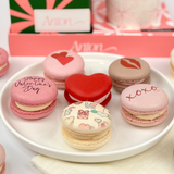 Flower Cup & Valentine's Macaron Combo